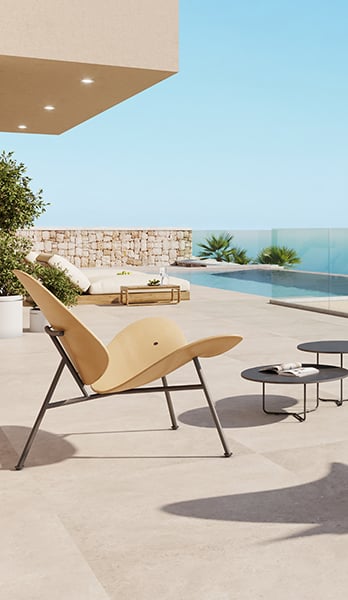 Large terraces to enjoy the Mediterranean climate